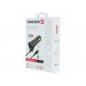 Swissten Micro-USB/USB Universāls Melns Cigāru šķiltavas Auto Swissten Micro-USB/USB Universāls Melns Cigāru šķiltavas Auto