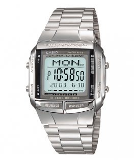 Casio DB-360-1ADF rokas pulkstenis Rokaspulkstenis Elektronisks Melns, Nerūsējošs tērauds