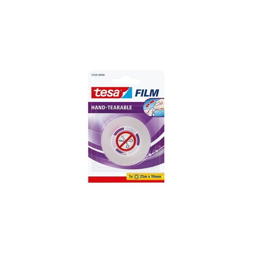 TESA 57520 25 m Polipropilenas (PP) Permatomas 1 vnt