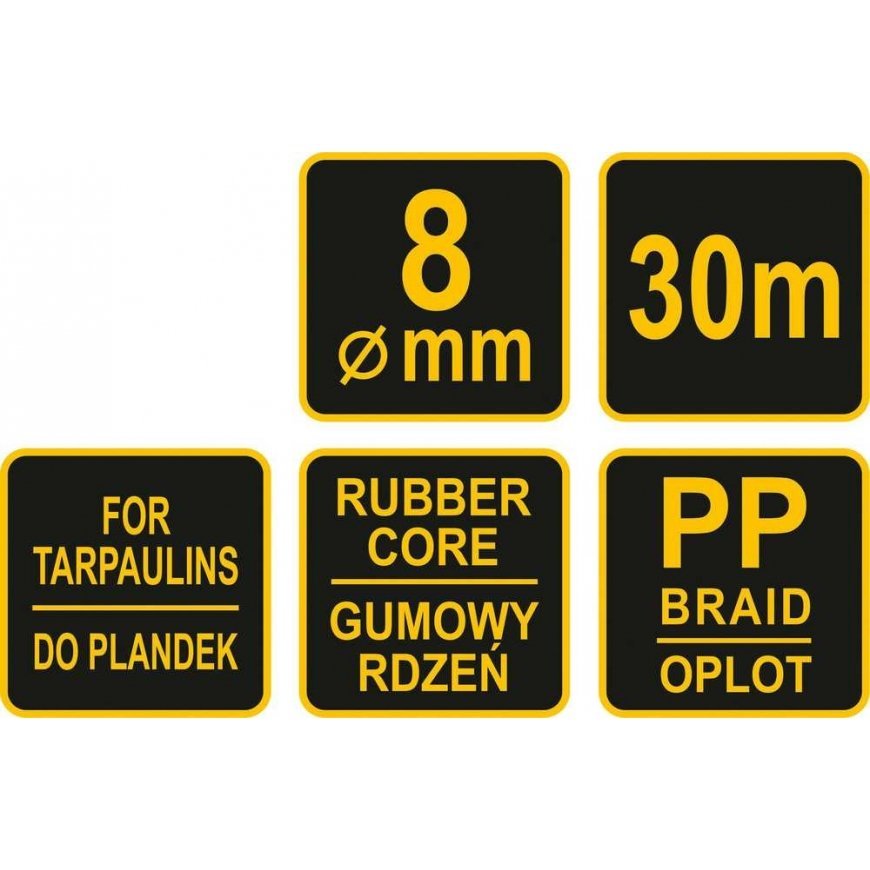 VOREL GUMA W OPLOCIE DO PLANDEK 8mm x 30m – 4