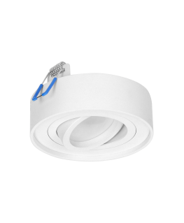 Orno SORMUS R decorative frame for spotlight fittings, MR16 / GU10 max 50W, adjustable, circle, white