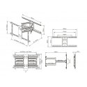 Multibrackets 5471 TV-kiinnike 2,16 m (85") musta Multibrackets 5471 TV-kiinnike 2,16 m (85") musta