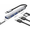 Sandberg 336-50 хаб-разветвитель USB Type-C 5000 Мбит/с Серый Sandberg 336-50 хаб-разветвитель USB Type-C 5000 Мбит/с Серый