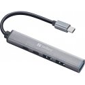 Sandberg 336-50 keskitin USB Type-C 5000 Mbit/s Harmaa Sandberg 336-50 keskitin USB Type-C 5000 Mbit/s Harmaa
