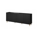 Cama Commode PAFOS 200x42x82 Black matt Cama Commode PAFOS 200x42x82 Black matt