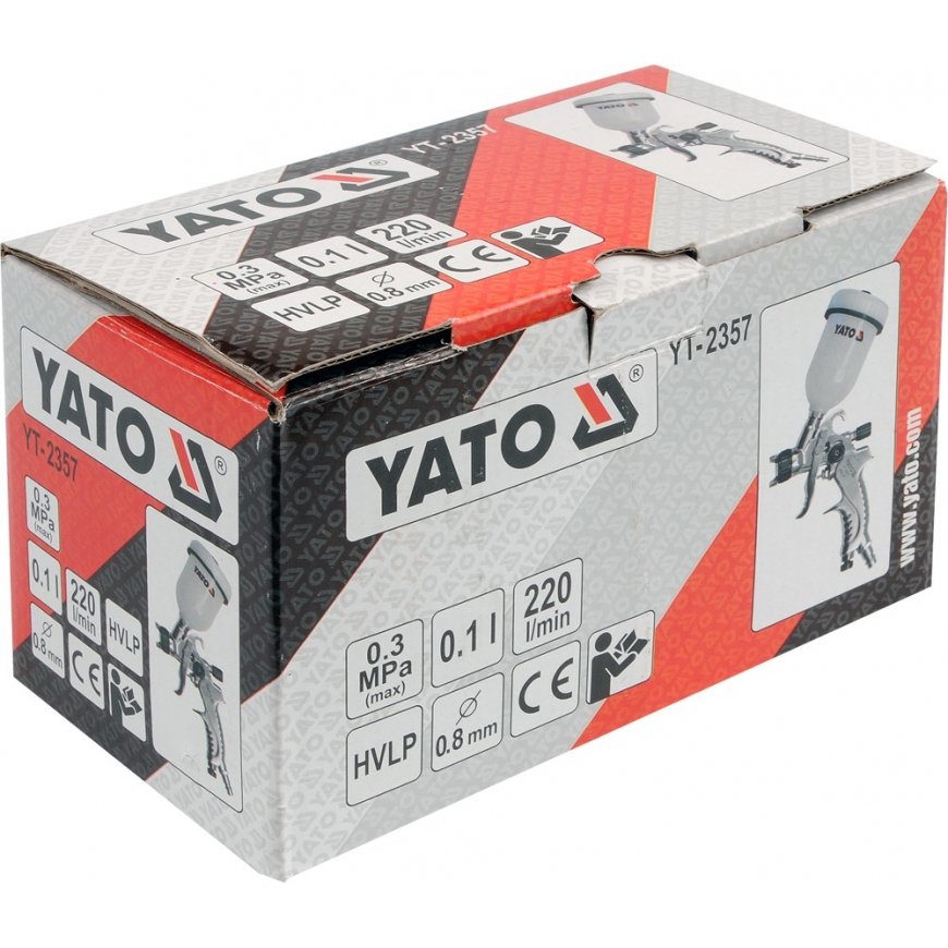 Yato YT-2357 pneumatic paint sprayer 0.1 L – 2