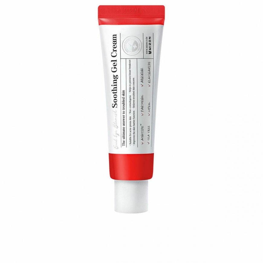 Soothing facial cream for problem facial skin Mizon Goodbye Blemish Soothing Gel Creamy, gel consistency, 55 ml – 2