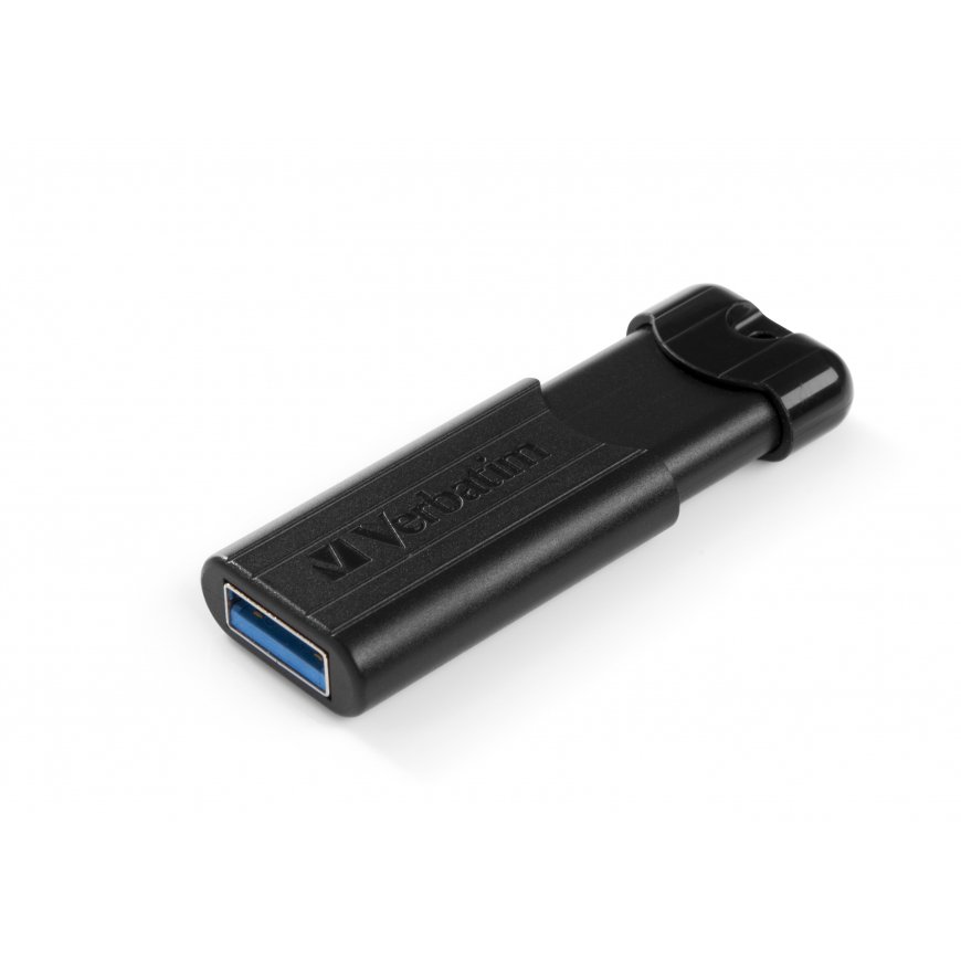 Verbatim PinStripe USB atmintukas 64 GB USB A tipo 3.2 Gen 1 (3.1 Gen 1) Juoda