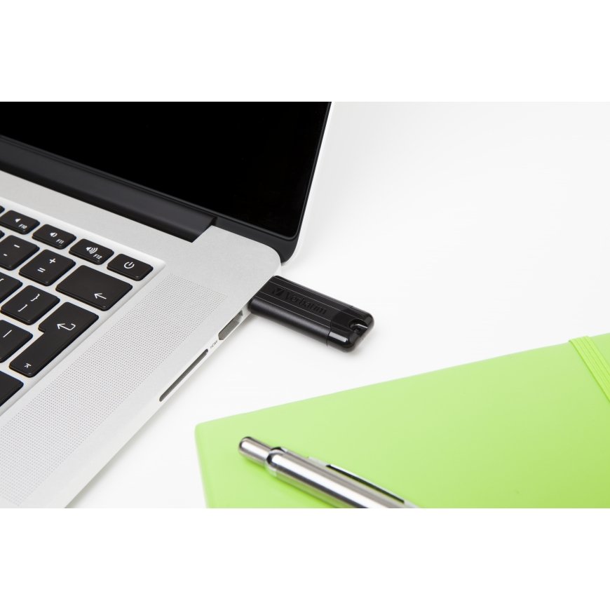 Verbatim PinStripe USB atmintukas 64 GB USB A tipo 3.2 Gen 1 (3.1 Gen 1) Juoda – 5