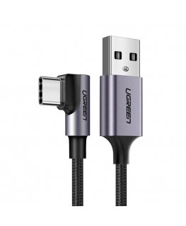 Angled USB-C cable UGREEN US284 3A 3m