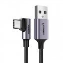 Angled USB-C cable UGREEN US284 3A 3m Angled USB-C cable UGREEN US284 3A 3m