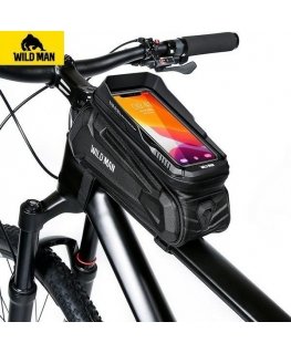 WILDMAN Etui|uchwyt rowerowy XT5 sakwa na ramę czarna|black
