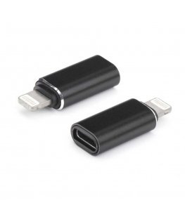 Holmes Oem Adapteris charger Typ C - iPhone Lightning 8-pin juodas