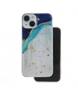 Fusion Gold Glam Blue silicone case for Samsung S928B Galaxy S24