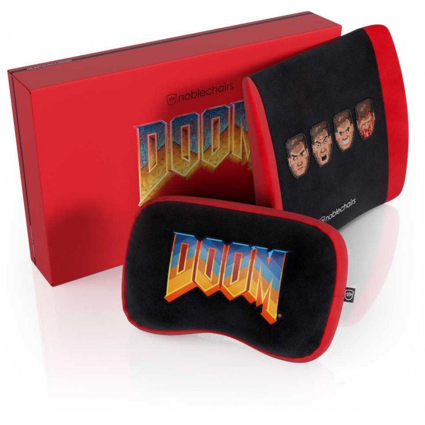 noblechairs Memory Foam Kissen-Set - DOOM Retro Edition