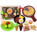 Lean Toys Greito maisto rinkinys Vaisiai kepsnys Ledai Priedai Pica gruzdintos bulvytės 26 vnt. Lean Toys Greito maisto rinkinys Vaisiai kepsnys Ledai Priedai Pica gruzdintos bulvytės 26 vnt.