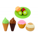 Lean Toys Greito maisto rinkinys Vaisiai kepsnys Ledai Priedai Pica gruzdintos bulvytės 26 vnt. Lean Toys Greito maisto rinkinys Vaisiai kepsnys Ledai Priedai Pica gruzdintos bulvytės 26 vnt.