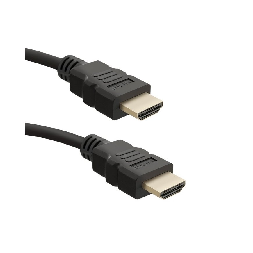 Qoltec 50407 HDMI kabelis 2 m HDMI Type A (Standard) Melns