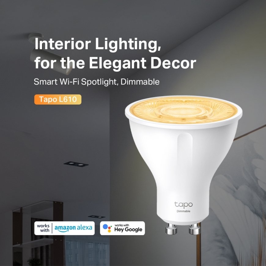 TP-Link Tapo Smart Wi-Fi Spotlight, Dimmable – 2