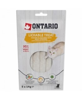Treats for cats - Ontario Lickable Treats Chicken Flavoured with