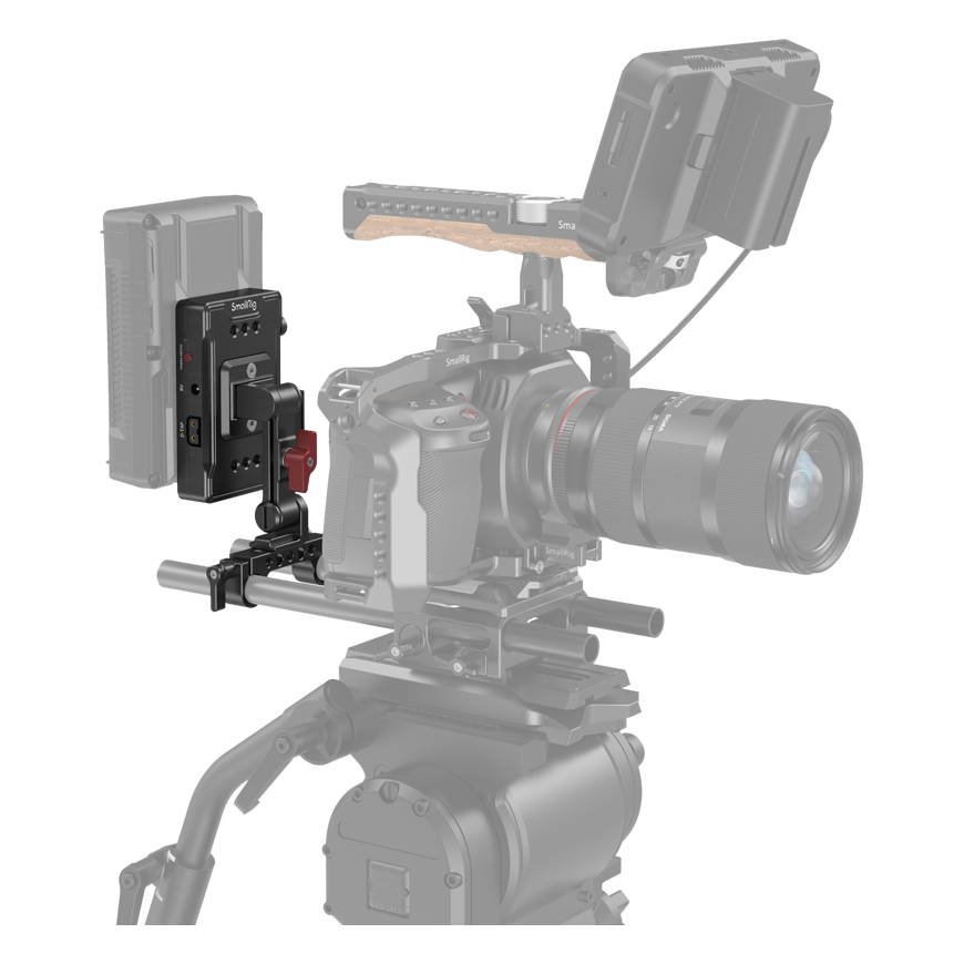 SmallRig 3499 Baterija Adapteris Plate V-Mount (Basic Version) With Extension Arm – 5