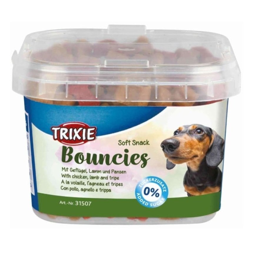 Treats for dogs : Trixie Soft Snack Bouncies 140gr