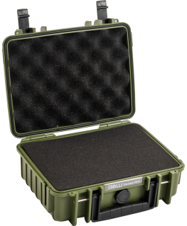 BW Outdoor Cases Type 1000 / Bronze žalias (pre-cut foam)