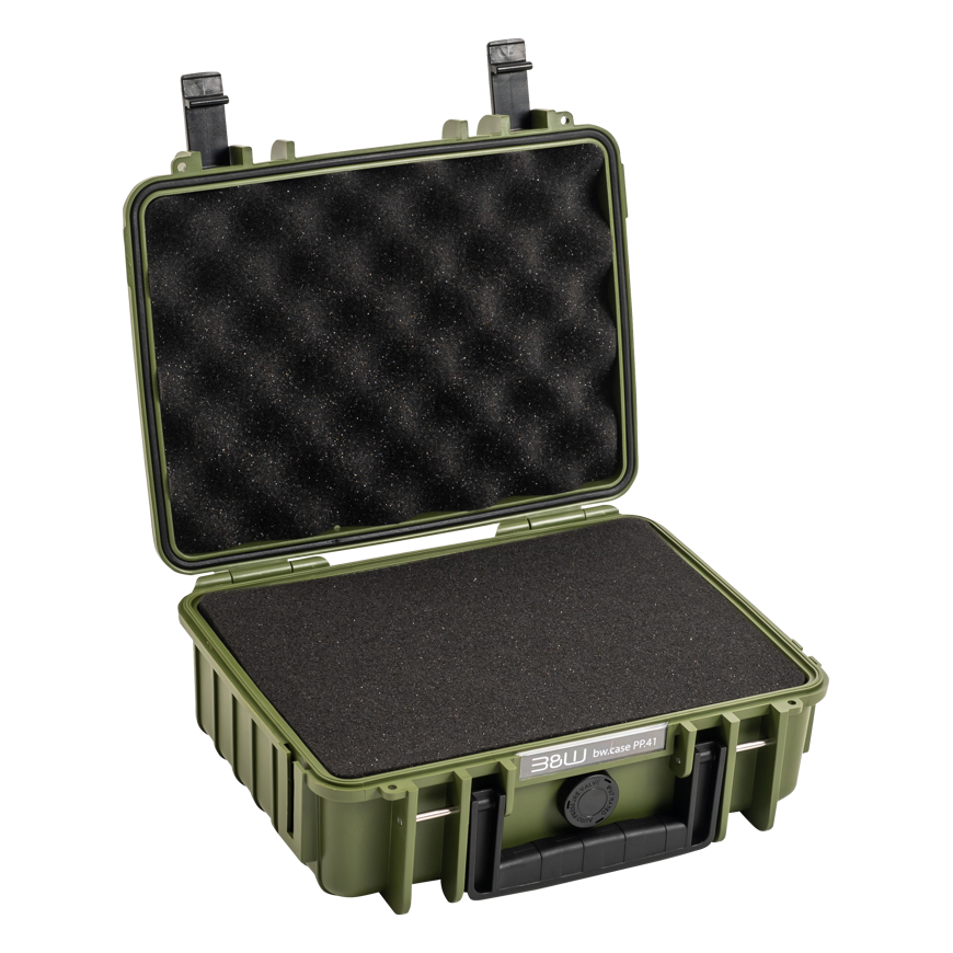 BW Outdoor Cases Type 1000 / Bronze žalias (pre-cut foam)
