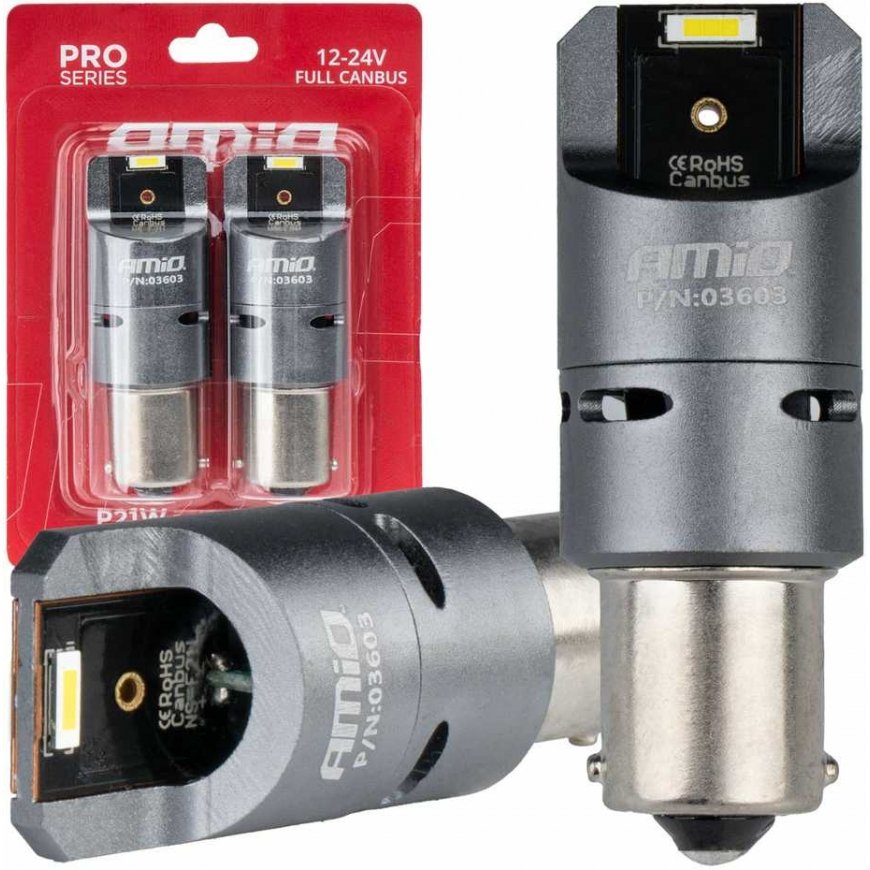 AMiO Żarówki led full canbus pro