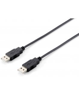Equip 128871 USB-kaapeli 3 m USB 2.0 USB A musta