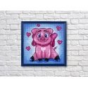 Beldizart Įsimylėjusi kiaulytė 20*20 cm WD2296 Beldizart Įsimylėjusi kiaulytė 20*20 cm WD2296