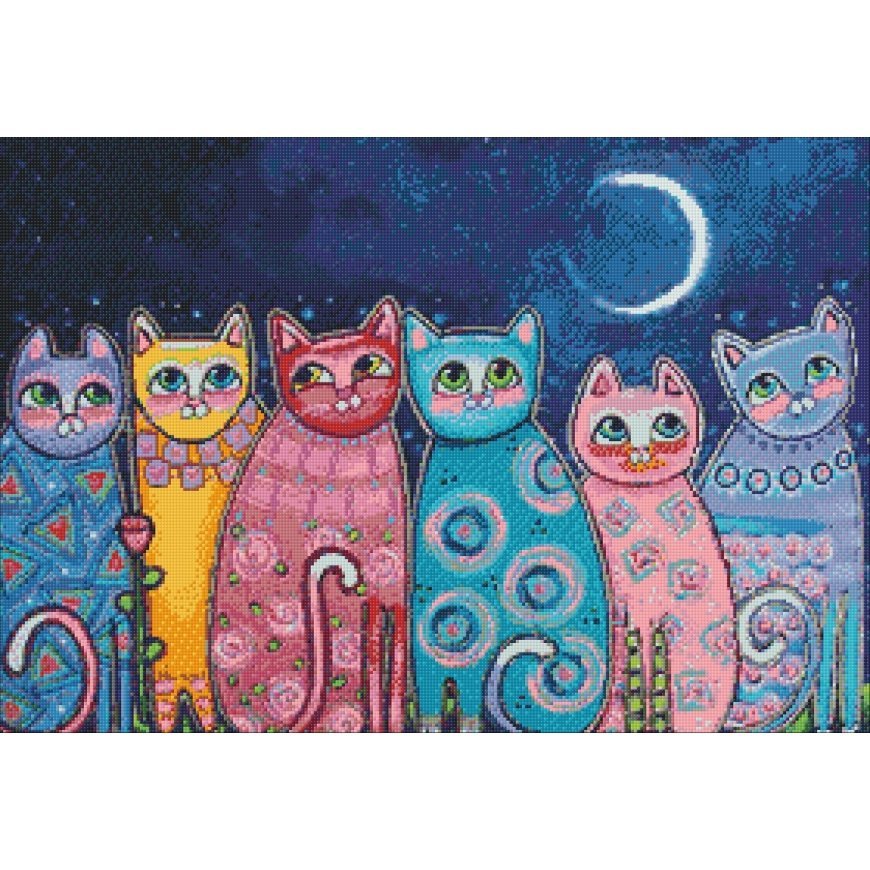 Beldizart Colorful cats 70*48 cm WD2390 – 2