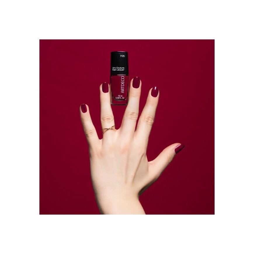 ARTDECO Art Couture Nail Lacquer nagų lakas 10 ml Burgundija Blizgus – 5