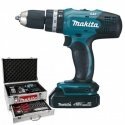Makita DHP453SYEX шуруповёрт 19500 RPM Черный, Синий