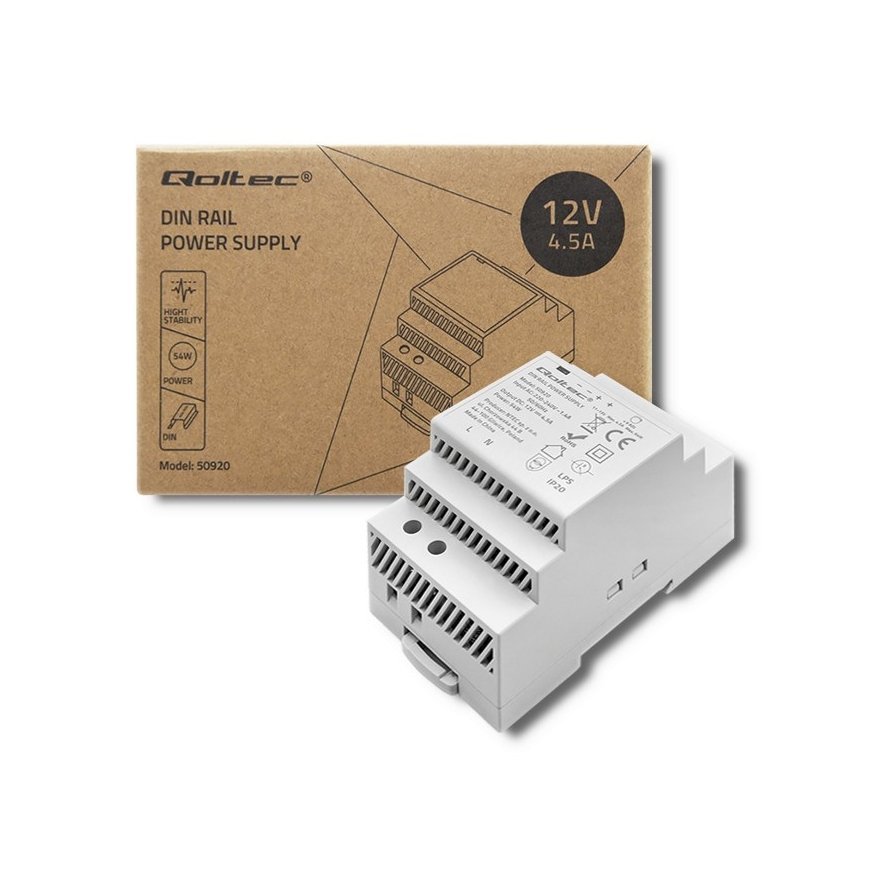 No name Qoltec Din Rail barošanas
