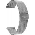 Fixed smartwatch mesh strap, 20 mm, silver Fixed smartwatch mesh strap, 20 mm, silver