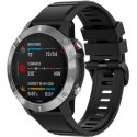Fixed QuickFit silicone strap, 22 mm, black