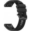 Fixed QuickFit silicone strap, 22 mm, black