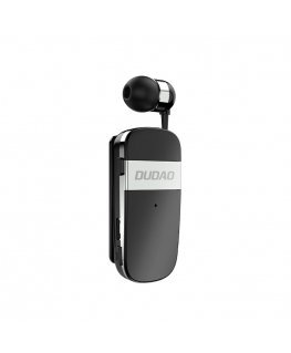 DUDAO GU9 Extendable Wiring Bluetooth Earphone Kõrvaklapid Juhtmevaba Kõrvasisene Kõned/muusika Must