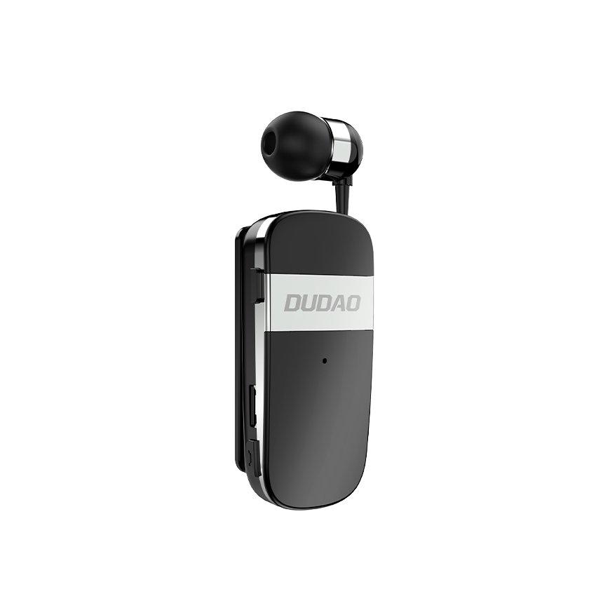 DUDAO GU9 Extendable Wiring Bluetooth Earphone Austiņas Bezvadu Ausīs Zvani / mūzika Melns