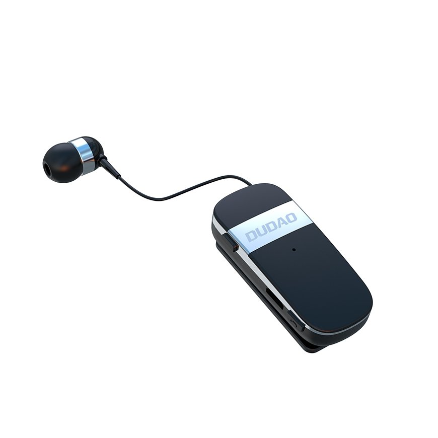 DUDAO GU9 Extendable Wiring Bluetooth Earphone Austiņas Bezvadu Ausīs Zvani / mūzika Melns – 4