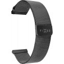 Fixed smartwatch mesh strap, 22 mm, black Fixed smartwatch mesh strap, 22 mm, black