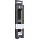 Fixed smartwatch mesh strap, 22 mm, black Fixed smartwatch mesh strap, 22 mm, black