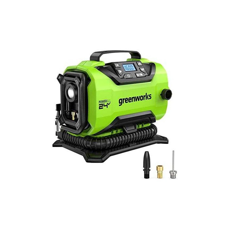 Cordless air compressor Greenworks G24IN 24 V (without battery and charger)