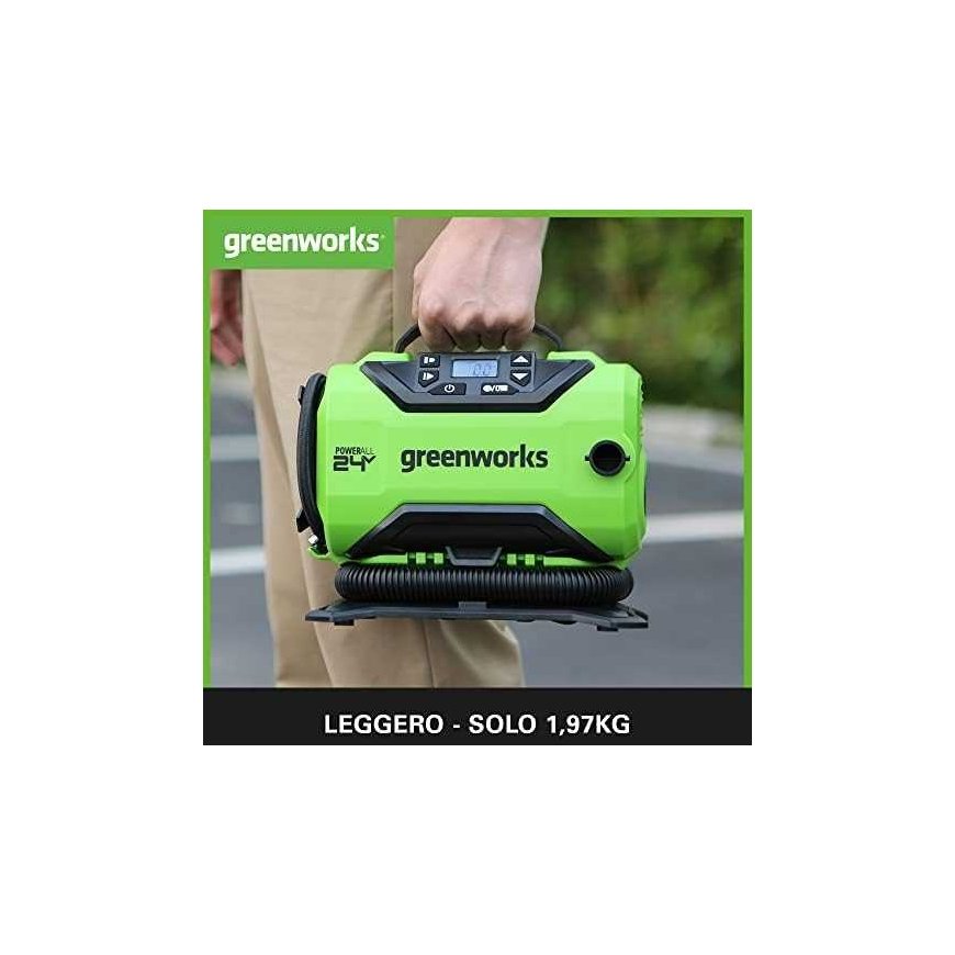 Cordless air compressor Greenworks G24IN 24 V (without battery and charger) – 3
