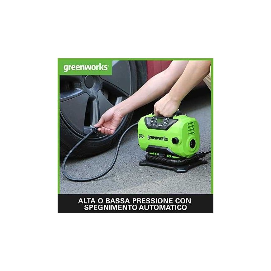 Cordless air compressor Greenworks G24IN 24 V (without battery and charger) – 4