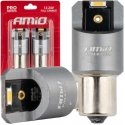 Żarówki led full canbus pro py21w 2x1860 smd orange 12v 24v amio-03594