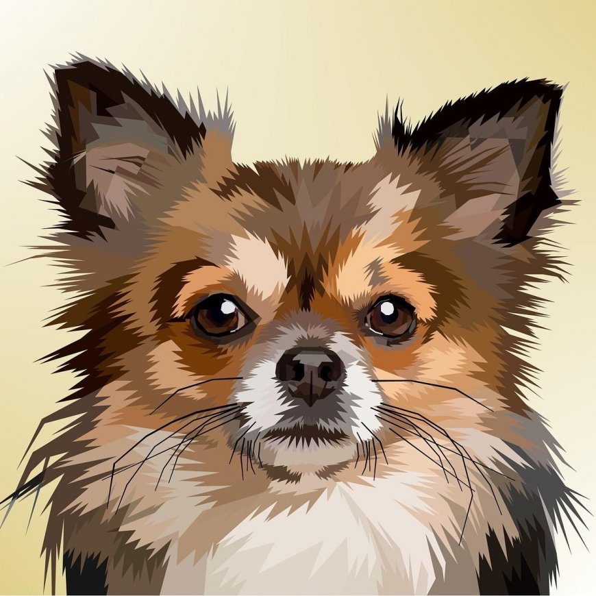 Beldizart Dog portrait 38*38 cm WD2305