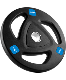 Rubberized cast iron weight 20kg, Olympic opening 51mm, REBEL ACTIVE