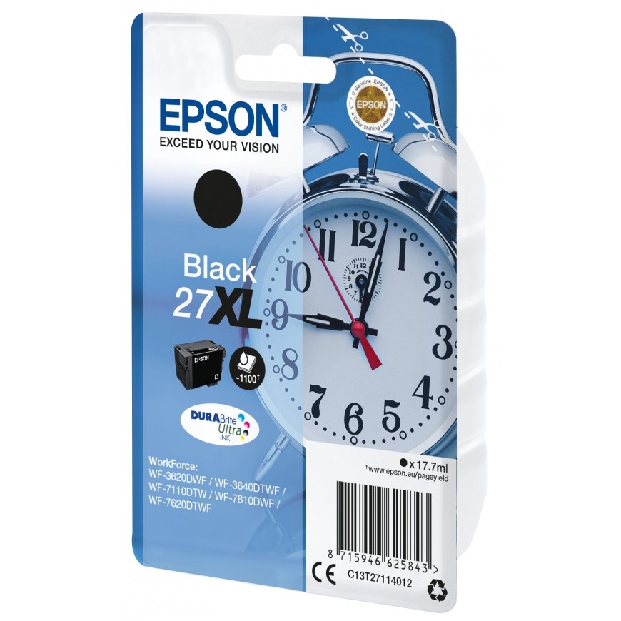 Epson Alarm clock C13T27114022 tindikassett 1 tk Originaal High (XL) Yield Must – 2